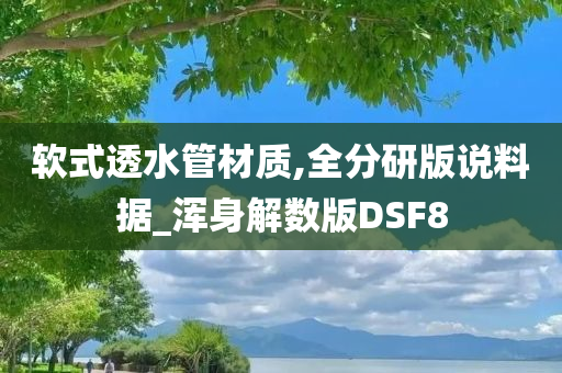 软式透水管材质,全分研版说料据_浑身解数版DSF8